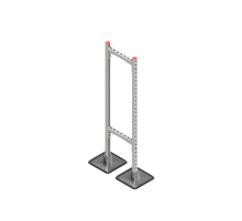 Опорная конструкция для гор. прямоуг. воздуховодов  TECHNORAPTOR STEELFOOT 350х1500 HD  KM-TR-STF-SSHRAD-350-1500 HD  КМ - профиль
