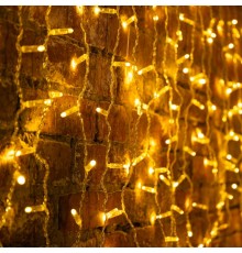 Гирлянда светодиодная Дождь 2x0,8 м, эффект мерцания, прозрачный провод, 230 В, диоды ТЕПЛЫЙ БЕЛЫЙ  235-336  NEON-NIGHT