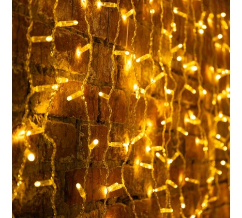 Гирлянда светодиодная Дождь 2x0,8 м, эффект мерцания, прозрачный провод, 230 В, диоды ТЕПЛЫЙ БЕЛЫЙ  235-336  NEON-NIGHT