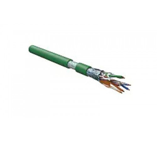 Hyperline FUTP4-C5E-S24-IN-LSZH-GN-305 (305 м) Кабель витая пара, экранированный F/UTP, общий экран   308642  Hyperline