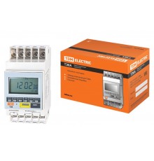 Таймер электронный ТЭ8A-1мин/7дн-8on/off-16А-DIN   SQ1503-0002  TDM