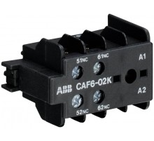 Доп. контакт CAF6-02K фронтальной установки для миниконтактров K6 и KC6  GJL1201330R0009  ABB