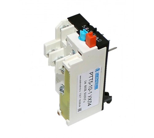 РТТ5-10-2 УХЛ4, 3,20А, 660В/50Гц, 1п, 2,70-3,70А, ручной возврат, IP00, реле электротепловое токовое (ЭТ)  ET003103  Электротехник