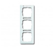 Рамка 3-постовая, вертикальная, с полем для надписи, серия Reflex SI linear, цвет альпийский белый  1754-0-4061   2CKA001754A4061  ABB
