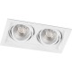 Светильник светодиодный встраиваемый карданный AL202, 2x12W, 2160 Lm, 4000К, 35 градусов, белый  29774  FERON