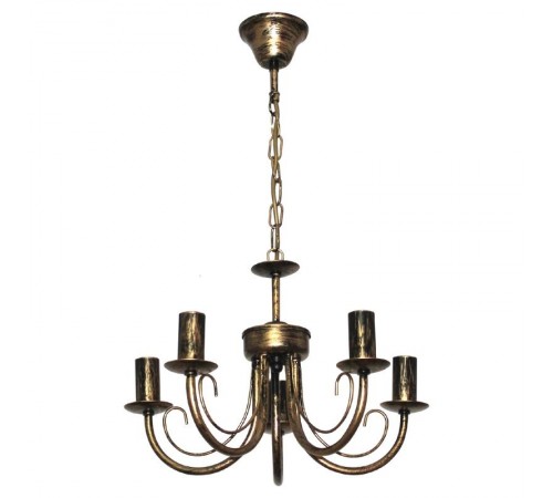 Светильник "Рустика" 254 черн. мат. зол. НСБ 01-5х60-126 Е14  1005404273  Элетех