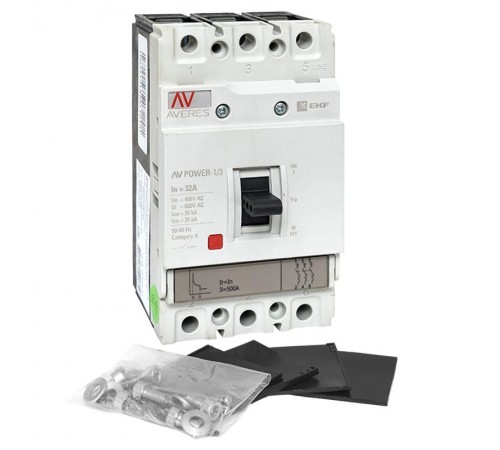 Выключатель автоматический AV POWER-1/3 32А 35kA TR  mccb-13-32-TR-av  EKF