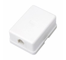Телефонная розетка 1 гн. RJ-11(6P-4C), внешняя (50 шт/уп)  03-0001  REXANT