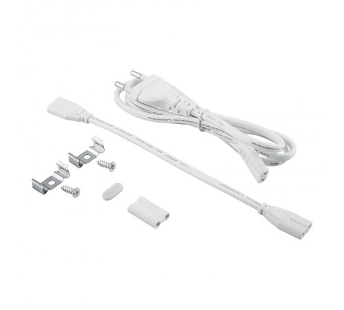 Светильник светодиодный линейный AL5038 16W 1400Lm 4000K в пласт. корпусе с выкл. и сетевым шнуром 1160*22*35мм  32876  FERON