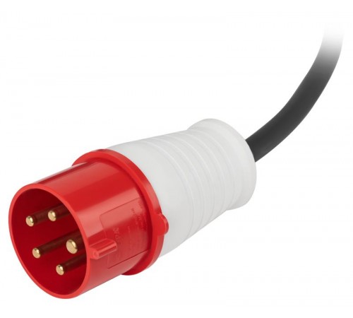 Удлинитель силовой IND380-U-1e-5x4-20m-IP44 на 380В в бухте 1 розетка CEE 5P 20м КГ 5х4 32A IP44  Б0057298  ЭРА