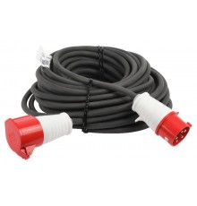 Удлинитель силовой IND380-U-1e-5x4-20m-IP44 на 380В в бухте 1 розетка CEE 5P 20м КГ 5х4 32A IP44  Б0057298  ЭРА