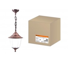Светильник садово-парковый Прага Эл-11-70М 60 Вт Е27 подвесной медь, прозрачный плафон TDM  SQ0330-0530  TDM