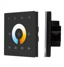 INTELLIGENT ARLIGHT Сенсорная панель DALI-901-11-4G-4SC-MIX-DT8-IN Black (BUS/230V) (IARL, IP20 Пластик, 3 года)  037197  Arlight