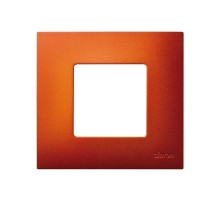 Simon 27 Накладка декоративная на рамку базовую, 1 пост, S27 Play, Arctic, оранжевый  2700617-082  Simon