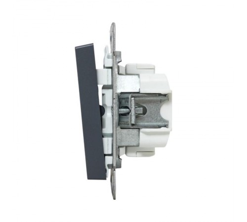 Механизм выключателя, одноклавишный, графит Эпика  UP1-SWG-10 EKF