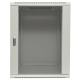 Шкаф настенный 19" TERACOM PRO 12U 600х600 мм дверь стеклянная с замком-ручкой серый  TRP-WLL-1266-40G  EKF