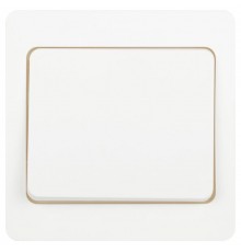 Кнопка Intro Style 7-109-01 10А-250В, IP20, СУ, белый   Б0060635  Intro