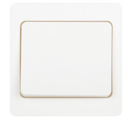 Кнопка Intro Style 7-109-01 10А-250В, IP20, СУ, белый   Б0060635  Intro