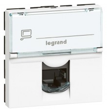 Mosaic RJ45 UTP Cat. 6a 2 мод. белая  076574  Legrand