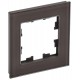 BRITE Рамка 1-ая РУ-1-2-БрТБ стекло темная бронза  BR-M12-G-K45  IEK