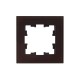 BRITE Рамка 1-ая РУ-1-2-БрТБ стекло темная бронза  BR-M12-G-K45  IEK