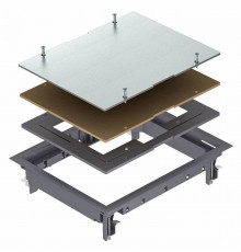 Ревизионный лючок ZES6-2 U (полиамид,серый) (ZES6-2 U10T 7011)  7406749  OBO Bettermann