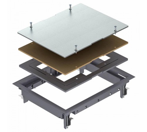 Ревизионный лючок ZES6-2 U (полиамид,серый) (ZES6-2 U10T 7011)  7406749  OBO Bettermann