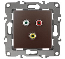 Розетка RCA 12-3113-13  ,  бронза  Б0027478  ЭРА