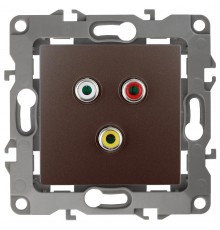 Розетка RCA 12-3113-13  ,  бронза  Б0027478  ЭРА