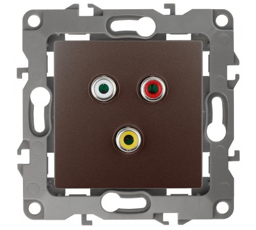 Розетка RCA 12-3113-13  ,  бронза  Б0027478  ЭРА