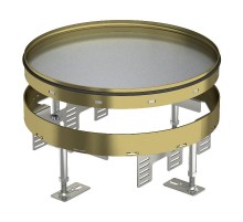 Кассетная рамка RKR2 ном.размер 9 D 305 мм (латунь) (RKR2 9M 25)  7409124  OBO Bettermann