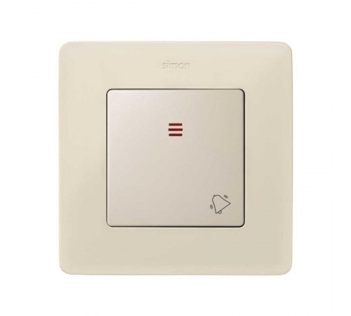 Simon 82 Клавиша с пиктограммой "звонок" для кнопочного выключателя с подсветкой, S82, S82N, S82 Detail, слон  82015-31  Simon