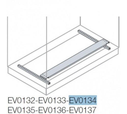 К-кт монтажа фланцев к раме Ш=600,Г=800  EV0133  ABB