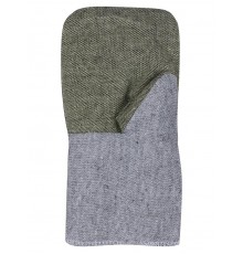 Рукавицы рабочие "Полюс", брезентовый наладонник, основа бязь, ватин, серые, 1 пара,  SQ1016-0517  TDM