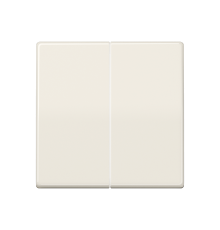 Клавиши для сдвоенного выключателя; термопласт; слоновая кость  AS591-5BF  Jung