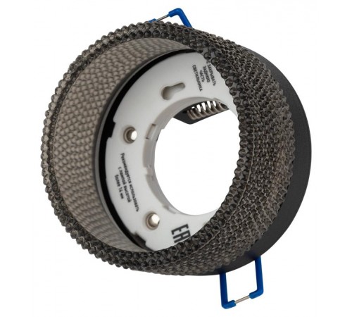 Cветильник встраиваемый под лампу GX53 DK97 BK/BK черный  Б0057459  ЭРА