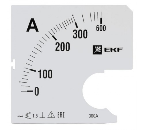 Шкала сменная для A961 300/5А-1,5 EKF PROxima  s-a961-300  EKF