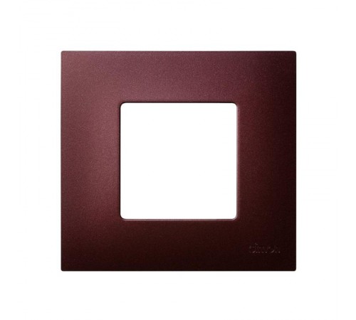 Simon 27 Накладка декоративная на рамку базовую, 1 пост, S27 Play, Arctic, баклажан  2700617-085  Simon