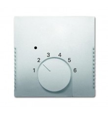 Плата центральная (накладка) для механизма терморегулятора 1099 UHK, серия pure/сталь  2CKA001710A4018  ABB