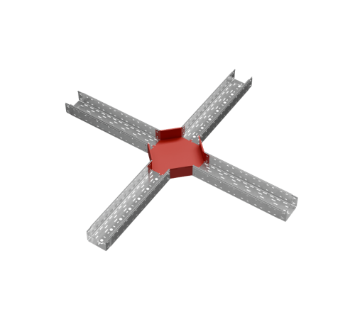 Х-разветвитель 100х150 мм "ПЛЮС"  XDplus100-150   КМ-профиль