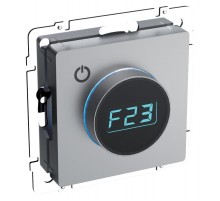 BRITE Термостат электронный с индикацией ТС10-1-БрС сталь  BR-RT11-K46  IEK