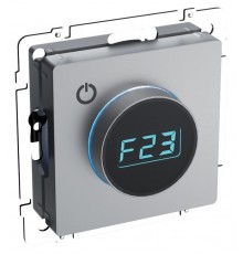 BRITE Термостат электронный с индикацией ТС10-1-БрС сталь  BR-RT11-K46  IEK