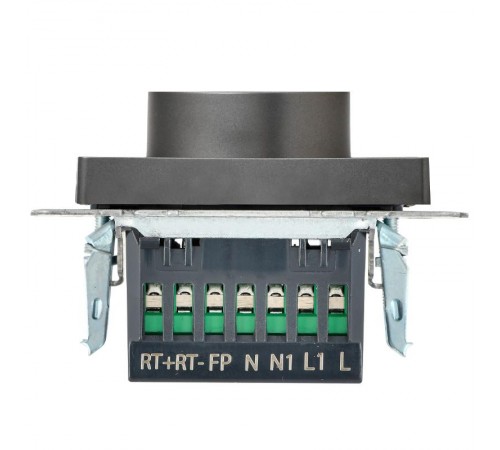 BRITE Термостат электронный с индикацией ТС10-1-БрС сталь  BR-RT11-K46  IEK