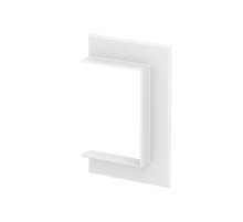 Настенная стыковая рамка кабельного канала Rapid 80 90x130 мм (алюминий,белый) (G-AWAO90130RW)  6278890  OBO Bettermann