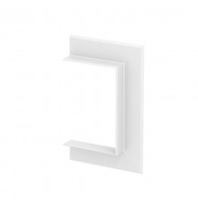 Настенная стыковая рамка кабельного канала Rapid 80 90x130 мм (алюминий,белый) (G-AWAO90130RW)  6278890  OBO Bettermann