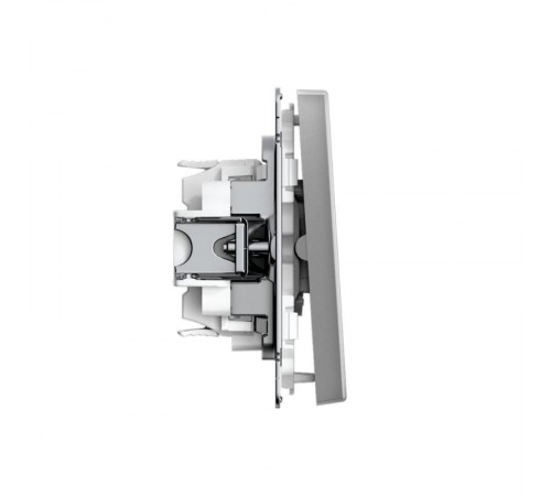 ArtGallery Сталь Выключатель 2-клавишный ДЛЯ ЖАЛЮЗИ, 2х сх.4, 10А, механизм, быстрозажим. клем.  GAL000919S  SE