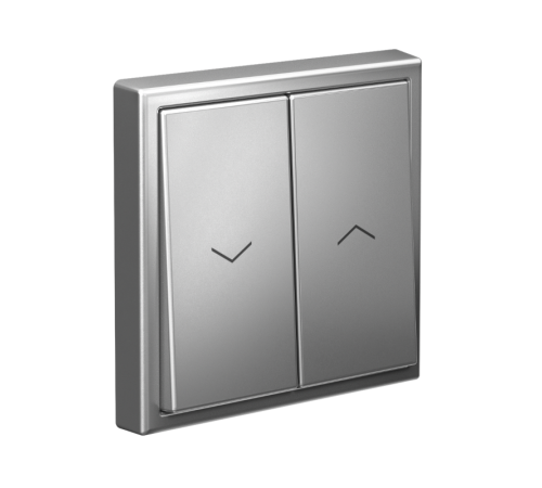 ArtGallery Сталь Выключатель 2-клавишный ДЛЯ ЖАЛЮЗИ, 2х сх.4, 10А, механизм, быстрозажим. клем.  GAL000919S  SE