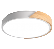 Светильник светодиодный бытовой PPB Sсandic-R 36w 4000K GR/W дерево IP20 D380*50  .5037090  JAZZWAY