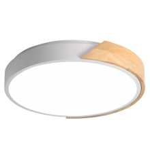 Светильник светодиодный бытовой PPB Sсandic-R 24w 4000K WH/W с деревянной планкой IP20 D330*50  .5036932  JAZZWAY