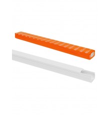 Кабель-канал 12х12 (2 м = 1 шт) белый  SQ0402-1001  TDM